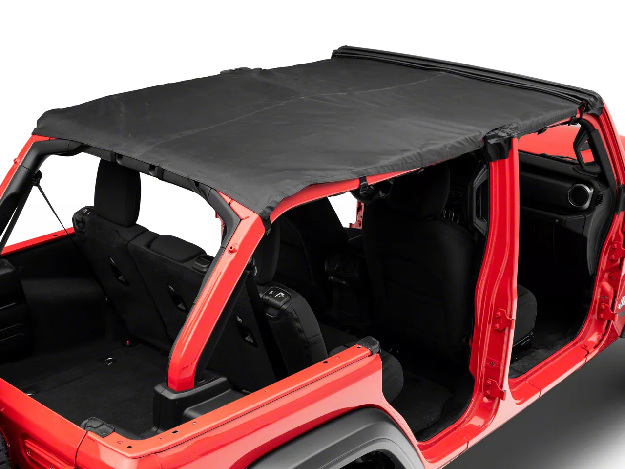 Mastertop Jeep Wrangler Bimini Top Plus Black Diamond 14300635 18 23 Jeep Wrangler Jl 4 Door