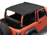 MasterTop Bimini Top Plus; MasterTwill (18-23 Jeep Wrangler JL 2-Door)