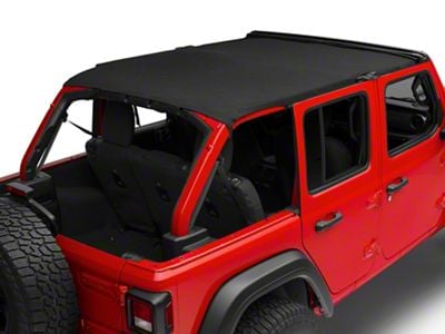 MasterTop Bimini Top Plus; MasterTwill (18-23 Jeep Wrangler JL 4-Door)