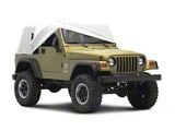MasterTop Five Layer Weatherproof Full Door Cab Cover; Gray (92-06 Jeep Wrangler YJ & TJ)