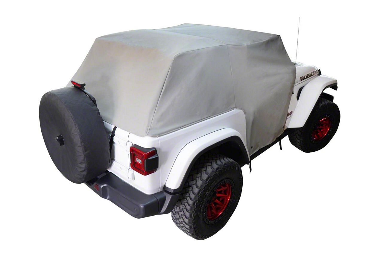 Mastertop Jeep Wrangler Full Door Cab Cover Gray Denim 11110509 18 24 Jeep Wrangler Jl 2 Door