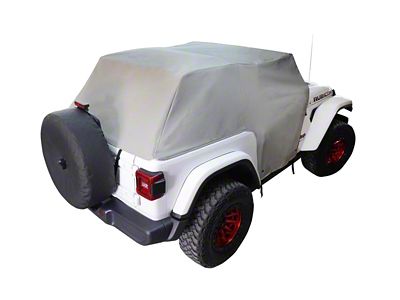 MasterTop Full Door Cab Cover; Gray Denim (18-25 Jeep Wrangler JL 2-Door)