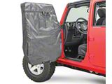 MasterTop Hard Door Storage Bag; Black Diamond (76-25 Jeep CJ5, CJ7, Wrangler YJ, TJ, JK & JL)