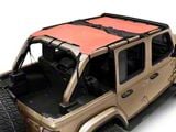 MasterTop ShadeMaker Freedom Mesh Bimini Top Plus; Red (18-23 Jeep Wrangler JL 4-Door)