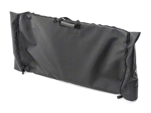 MasterTop Soft Top Rear Window Storage Bag; Black Diamond (18-24 Jeep Wrangler JL)