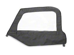 MasterTop Replacement Door Skin; Black Diamond; Driver Side (97-06 Jeep Wrangler TJ)