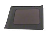 MasterTop Replacement Quarter Window; Black Diamond; Driver Side (07-18 Jeep Wrangler JK 4-Door)