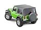 MasterTop Replacement Top w/o Door Skins; Tinted Glass; Black Diamond (07-09 Jeep Wrangler JK 2-Door)