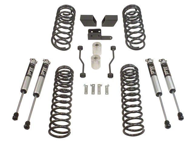 Max Trac 3-Inch Coil Spring Suspension Lift Kit with Fox Shocks (18-24 Jeep Wrangler JL)