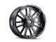 Mayhem Wheels Apollo Gloss Black Milled 6-Lug Wheel; 20x9; 18mm Offset (04-15 Titan)