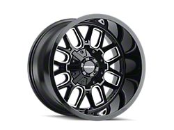 Mayhem Wheels Cogent Gloss Black Milled 6-Lug Wheel; 20x12; -51mm Offset (04-15 Titan)