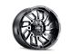 Mayhem Wheels Flywheel Gloss Black Milled 6-Lug Wheel; 22x10; -19mm Offset (04-15 Titan)