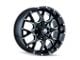 Mayhem Wheels Warrior Gloss Black Milled 6-Lug Wheel; 18x9; 18mm Offset (04-15 Titan)