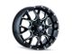 Mayhem Wheels Warrior Gloss Black Milled 6-Lug Wheel; 20x9; 18mm Offset (04-15 Titan)