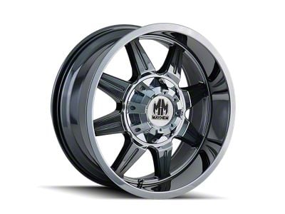 Mayhem Wheels Monstir Chrome 6-Lug Wheel; 20x9; 18mm Offset (21-24 Bronco, Excluding Raptor)