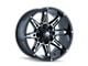 Mayhem Wheels Rampage Gloss Black Milled 6-Lug Wheel; 20x9; 11mm Offset (21-24 Bronco, Excluding Raptor)