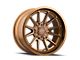 Mayhem Wheels Intrepid Satin Bronze Wheel; 18x9; -12mm Offset (20-24 Jeep Gladiator JT)