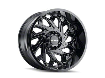 Mayhem Wheels Essex Gloss Black Milled 6-Lug Wheel; 20x10; -19mm Offset (17-24 Titan)