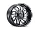 Mayhem Wheels Flywheel Gloss Black Milled 6-Lug Wheel; 22x10; -19mm Offset (17-24 Titan)