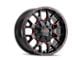 Mayhem Wheels Warrior Gloss Black Milled with Prism Red 6-Lug Wheel; 18x9; -12mm Offset (22-24 Tundra)