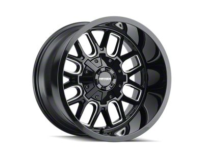 Mayhem Wheels Cogent Black Milled 6-Lug Wheel; 20x10; -19mm Offset (03-09 4Runner)