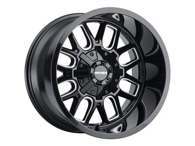 Mayhem Wheels Cogent Gloss Black Milled 6-Lug Wheel; 20x9; 18mm Offset (03-09 4Runner)