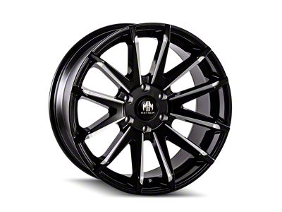 Mayhem Wheels Crossfire Gloss Black Milled 6-Lug Wheel; 20x9.5; 18mm Offset (03-09 4Runner)