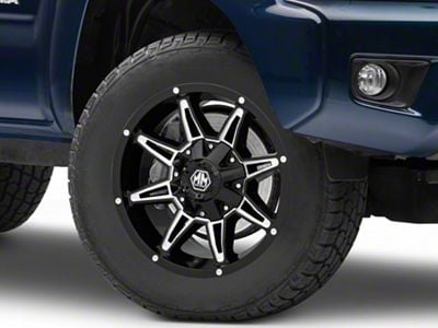 Mayhem Wheels Rampage Black Milled 6-Lug Wheel; 18x9; -12mm Offset (03-09 4Runner)