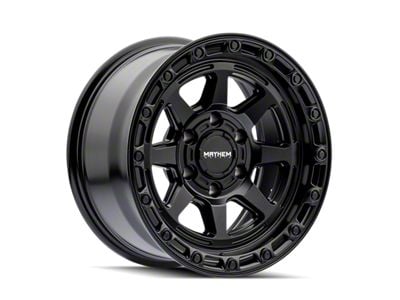 Mayhem Wheels Ridgeline Satin Black 6-Lug Wheel; 17x8.5; -6mm Offset (03-09 4Runner)