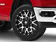 Mayhem Wheels Warrior Black Machined 6-Lug Wheel; 18x9; -12mm Offset (03-09 4Runner)