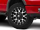 Mayhem Wheels Warrior Black Machined 6-Lug Wheel; 20x10; -25mm Offset (03-09 4Runner)