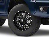 Mayhem Wheels Warrior Black Milled 6-Lug Wheel; 17x9; -12mm Offset (03-09 4Runner)