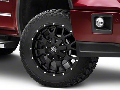 Mayhem Wheels Warrior Matte Black 6-Lug Wheel; 20x10; -25mm Offset (03-09 4Runner)