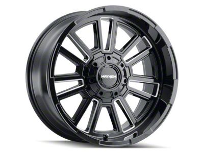 Mayhem Wheels Apollo Gloss Black Milled 6-Lug Wheel; 20x10; -19mm Offset (04-15 Titan)