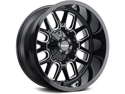 Mayhem Wheels Cogent Black Milled 6-Lug Wheel; 20x10; -19mm Offset (04-15 Titan)