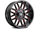 Mayhem Wheels Cogent Black with Prism Red 6-Lug Wheel; 20x9; 0mm Offset (04-15 Titan)