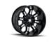 Mayhem Wheels Combat Gloss Black Milled 6-Lug Wheel; 20x9; 18mm Offset (04-15 Titan)