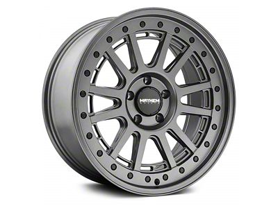 Mayhem Wheels Compass Matte Gunmetal 6-Lug Wheel; 18x9; 18mm Offset (04-15 Titan)