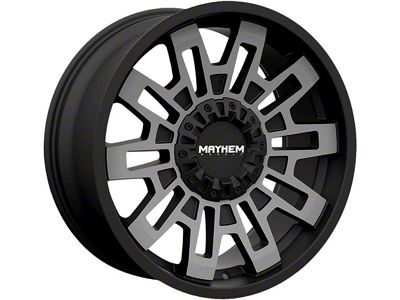 Mayhem Wheels Cortex Matte Black with Dark Tint 6-Lug Wheel; 20x10; -19mm Offset (04-15 Titan)