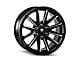 Mayhem Wheels Crossfire Gloss Black Milled 6-Lug Wheel; 22x9.5; 25mm Offset (04-15 Titan)