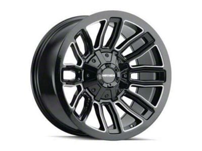 Mayhem Wheels Decoy Gloss Black Milled 6-Lug Wheel; 20x9; 18mm Offset (04-15 Titan)