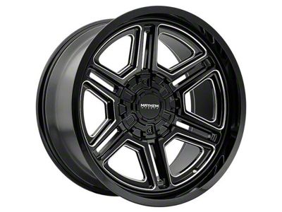 Mayhem Wheels Hermosa Gloss Black Milled 6-Lug Wheel; 20x10; -25mm Offset (04-15 Titan)