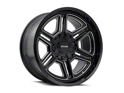 Mayhem Wheels Hermosa Gloss Black Milled 6-Lug Wheel; 20x12; -44mm Offset (04-15 Titan)