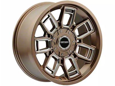 Mayhem Wheels Ordinance Matte Bronze Milled 6-Lug Wheel; 20x9; 0mm Offset (04-15 Titan)