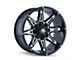 Mayhem Wheels Rampage Black Milled 6-Lug Wheel; 18x9; -12mm Offset (04-15 Titan)