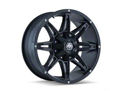 Mayhem Wheels Rampage Matte Black 6-Lug Wheel; 18x9; -12mm Offset (04-15 Titan)