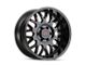 Mayhem Wheels Tripwire Gloss Black Milled with Prism Red 6-Lug Wheel; 20x9; 0mm Offset (04-15 Titan)