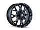 Mayhem Wheels Warrior Black Milled 6-Lug Wheel; 18x9; 18mm Offset (04-15 Titan)