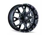 Mayhem Wheels Warrior Black Milled 6-Lug Wheel; 20x9; 0mm Offset (04-15 Titan)