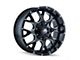 Mayhem Wheels Warrior Black Milled 6-Lug Wheel; 20x9; 18mm Offset (04-15 Titan)